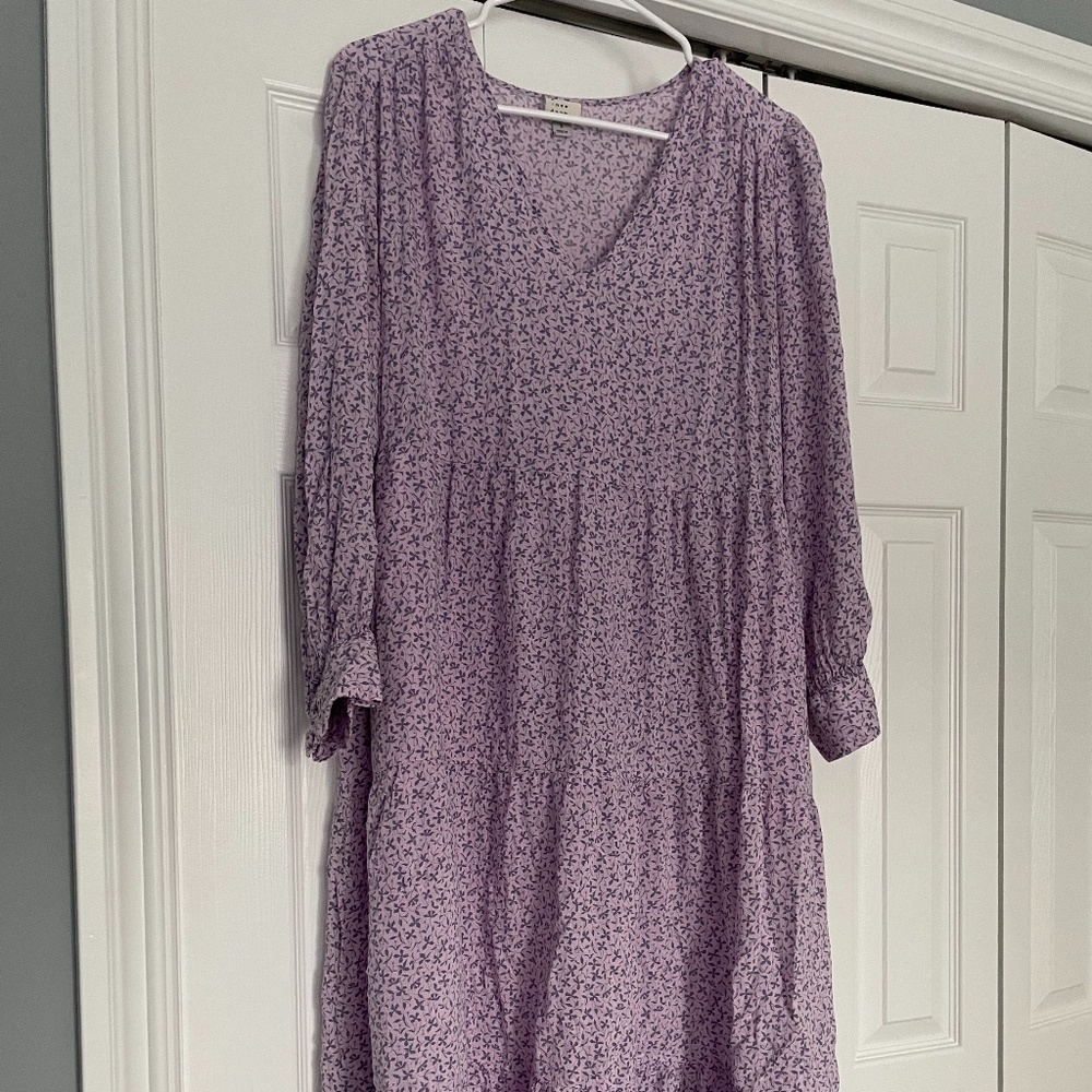 Long Sleeve Tiered Dress -A New Day